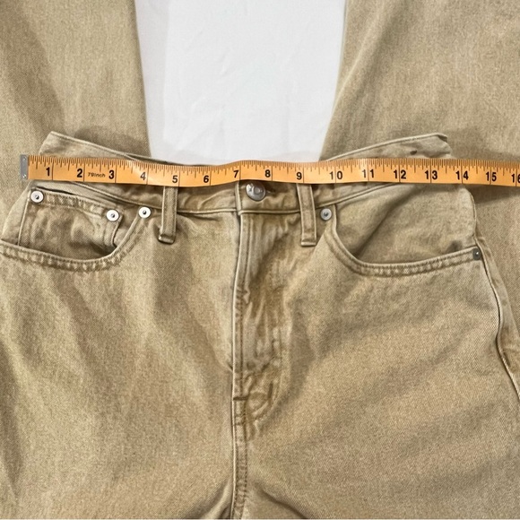 Madewell The Perfect Vintage Wide Leg Jeans Size 27 Tan High Rise Wide Leg Denim - Picture 3 of 14